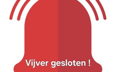 Vijver gesloten i.v.m. karperkoppel wedstrijd!